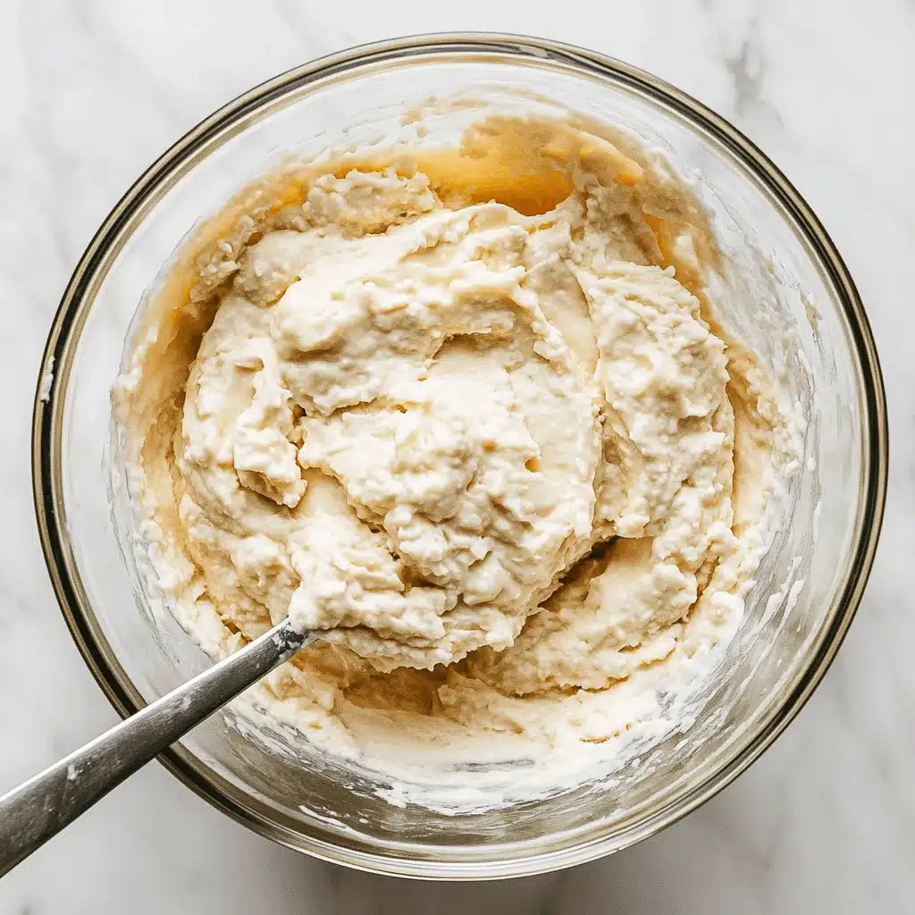 Easy Cottage Cheese Banana Bread 3 Ingredients – Moist & High Protein 12 Mixing batter for banana bread with cottage cheese
