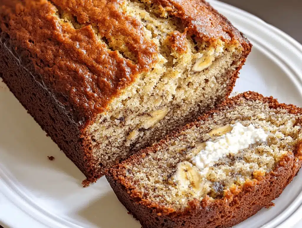 Cottage cheese banana bread 3 ingredients featured image
