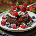 Protein Lava Cake: 1 Melt-in-Your-Mouth Treat You’ll Love Daily 7 Served protein lava cake with gooey center
