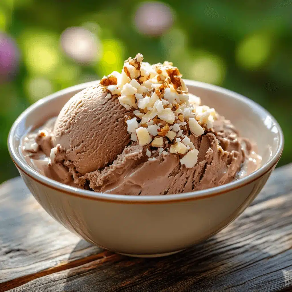 Best High-Protein Chocolate Cottage Cheese Ice Cream – Guilt-Free & Easy! 11 Serving chocolate cottage cheese ice cream in a bowl