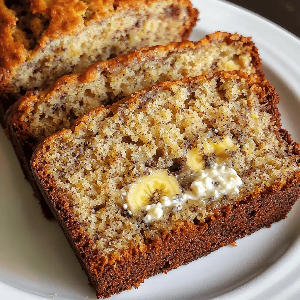 Easy Cottage Cheese Banana Bread 3 Ingredients – Moist & High Protein 13 Sliced cottage cheese banana bread served for breakfast