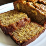 3 Ingredient Banana Bread with Self-Rising Flour – The Ultimate 2 Easy Recipes 17 Close-up of sliced 3 ingredient banana bread with self-rising flour