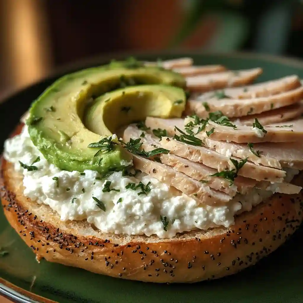 Top 12 High Protein Toppings for Cottage Cheese Bagels You’ll Love 10 Whipping and spreading cottage cheese on a bagel