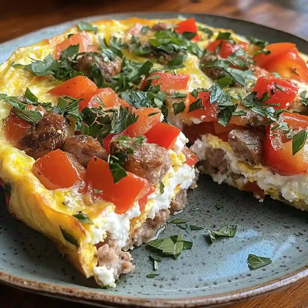 The Ultimate Guide to Cottage Cheese Meal Prep for Dinner 115 Savory cottage cheese frittata with sausage and vegetables