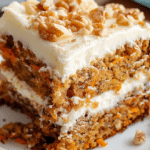 Easy Carrot Cake Recipe with Cream Cheese Frosting