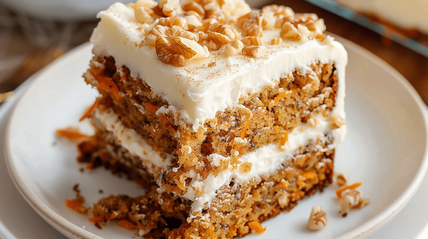 Easy Carrot Cake Recipe with Cream Cheese Frosting 1 Easy Carrot Cake Recipe with Cream Cheese Frosting