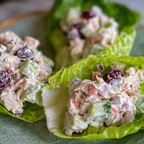 Chicken Salad Lettuce Wraps: Easy Recipe 3 Chicken Salad Lettuce Wraps: Easy Recipe