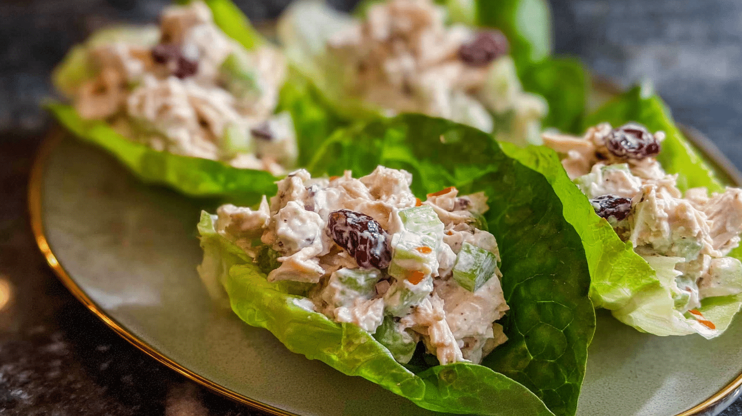 Chicken Salad Lettuce Wraps: Easy Recipe 2 image 1775824492636