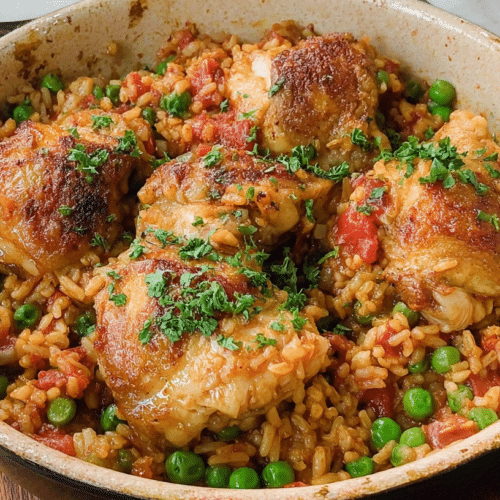 Spanish Chicken and Rice Made Easy