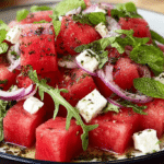 Watermelon Salad with Feta and Mint