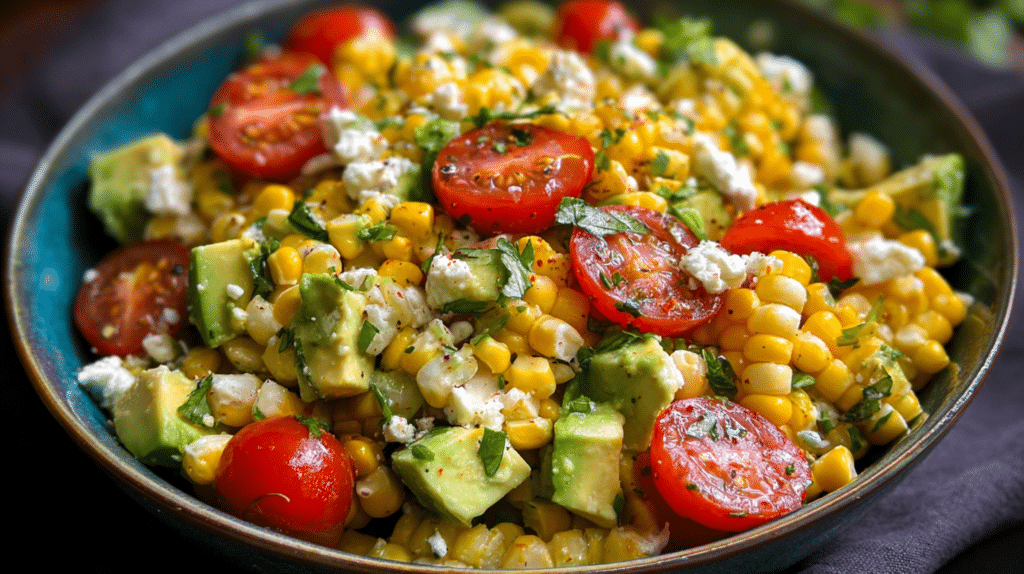 Summer Corn Salad with Avocado: Easy Recipe