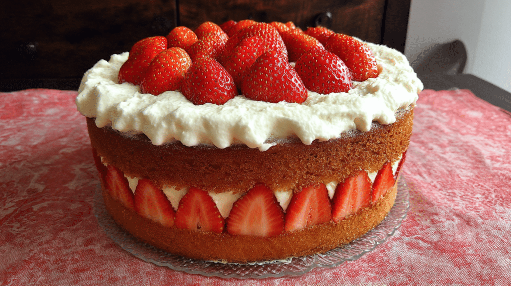 French Strawberry Cake: Easy & Delicious Recipe