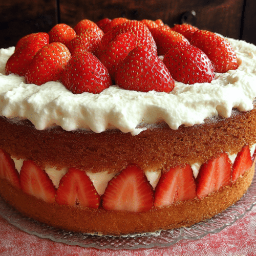 French Strawberry Cake: Easy & Delicious Recipe