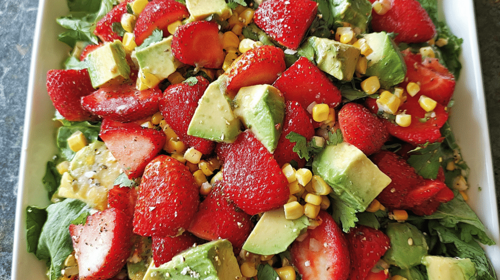 Strawberry Avocado Corn Salad: Easy & Fresh