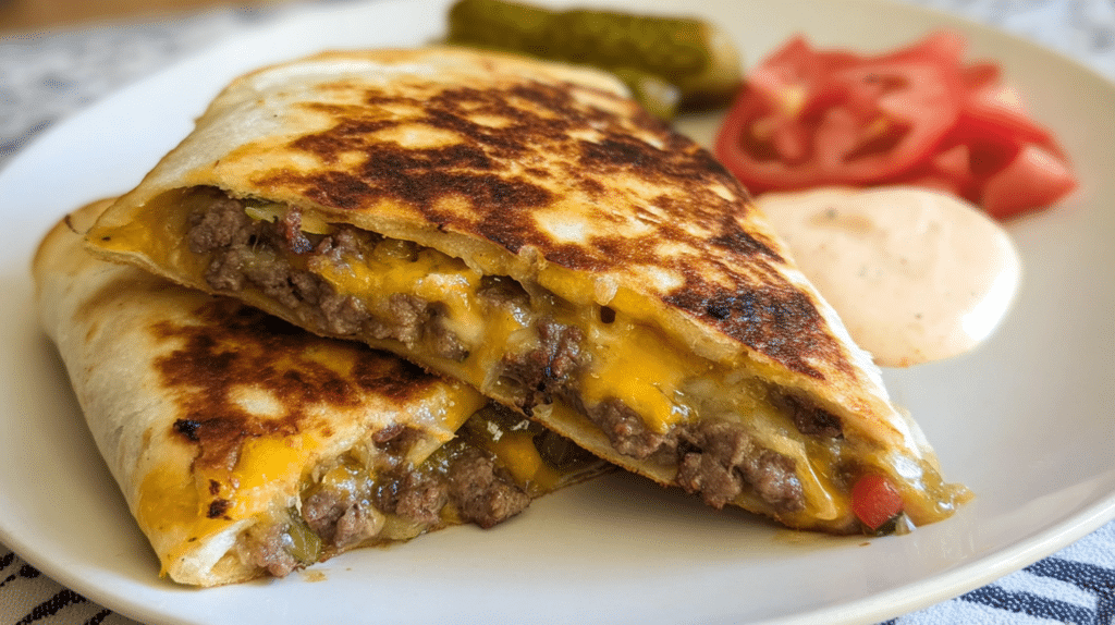 Cheeseburger Quesadilla: An Easy Weeknight Meal