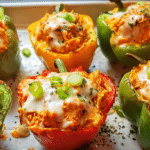 Buffalo Chicken Stuffed Peppers: Easy Recipe