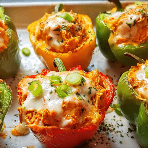 Buffalo Chicken Stuffed Peppers: Easy Recipe