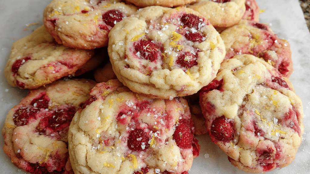 Lemon Raspberry Cookies: Easy Zesty Treats