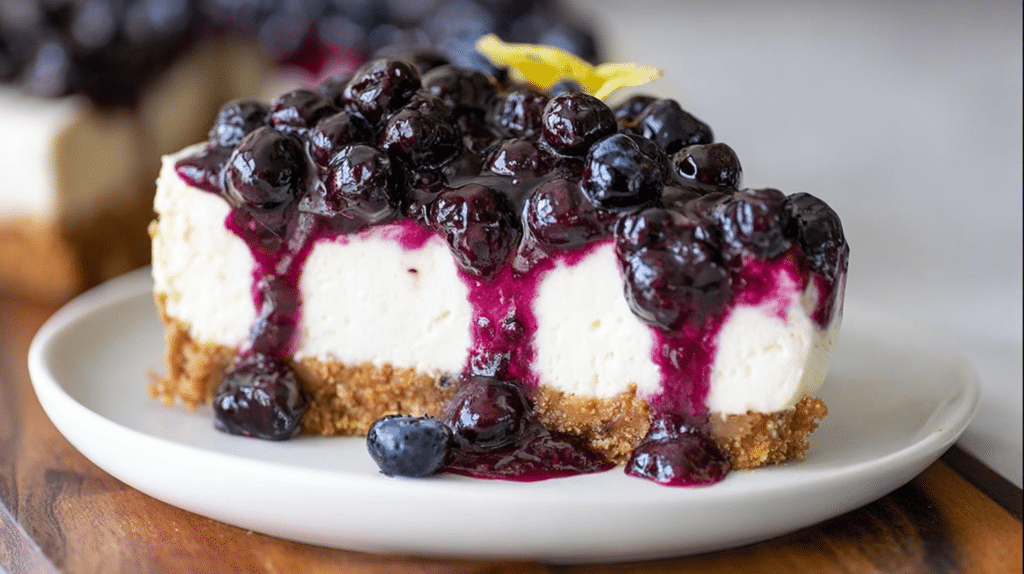 No Bake Blueberry Cheesecake Recipe