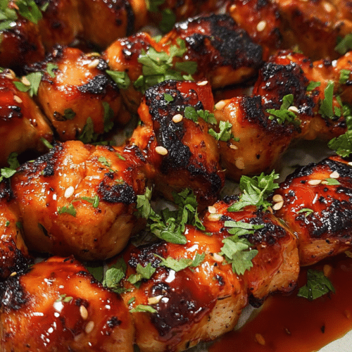 Firecracker Chicken Skewers: Easy & Flavorful