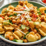 Buffalo Chickpea Pasta Salad: Easy & Flavorful